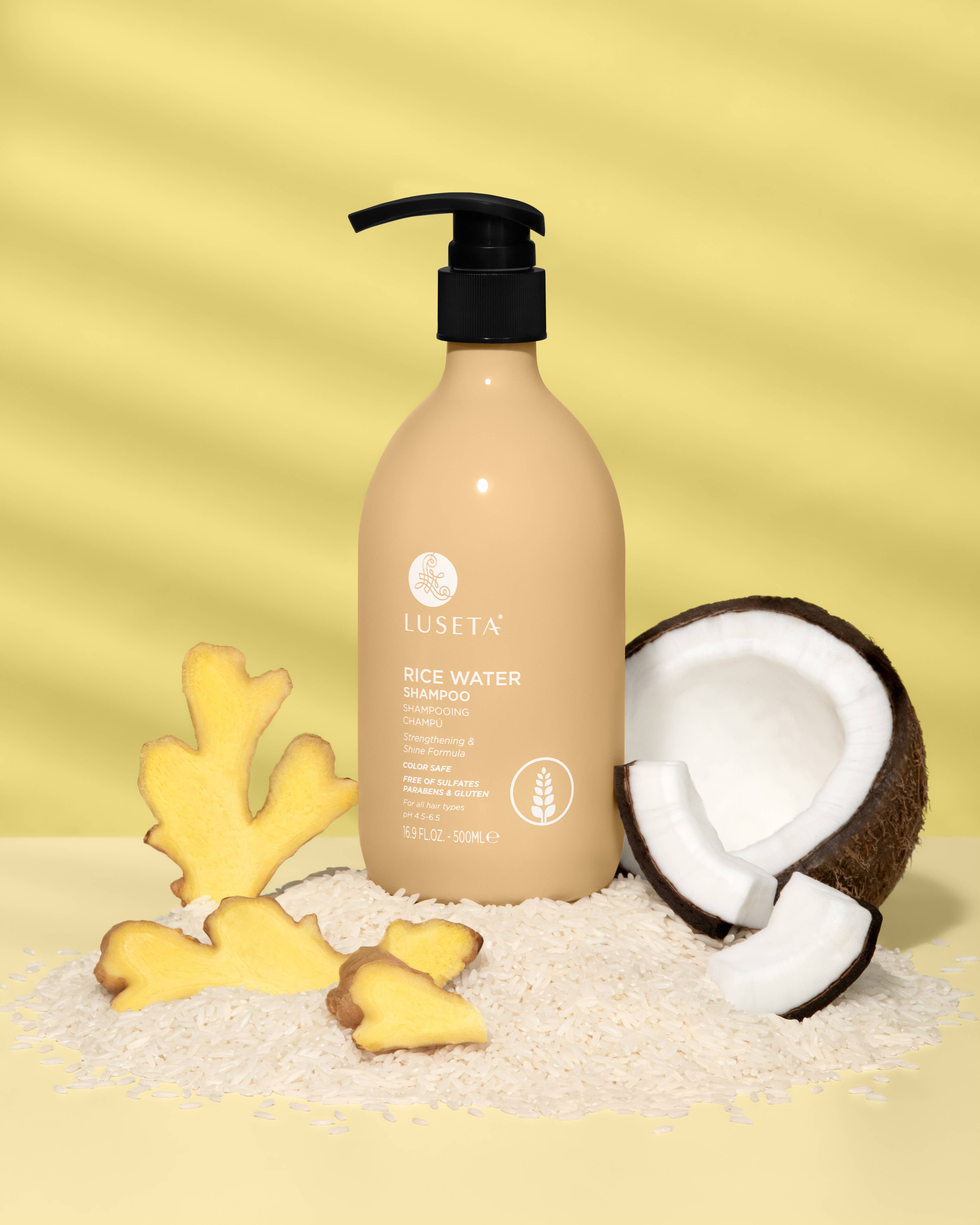 Luseta Beauty - Wholesale Hair Shampoo - Rice Water Shampoo - 16.9oz1