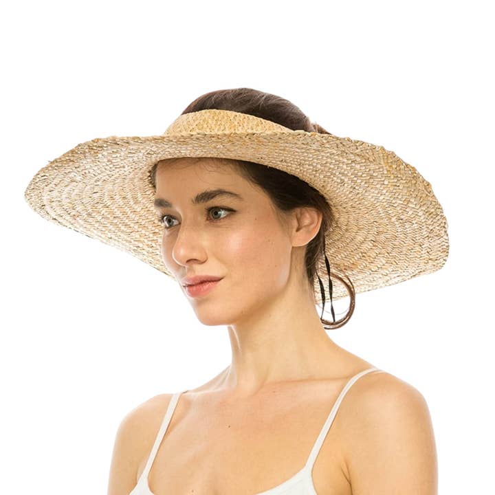Queens INC – wholesale Visor – Women's – 🌿 Sol Vista Palm Leaf Visor 🍃5
