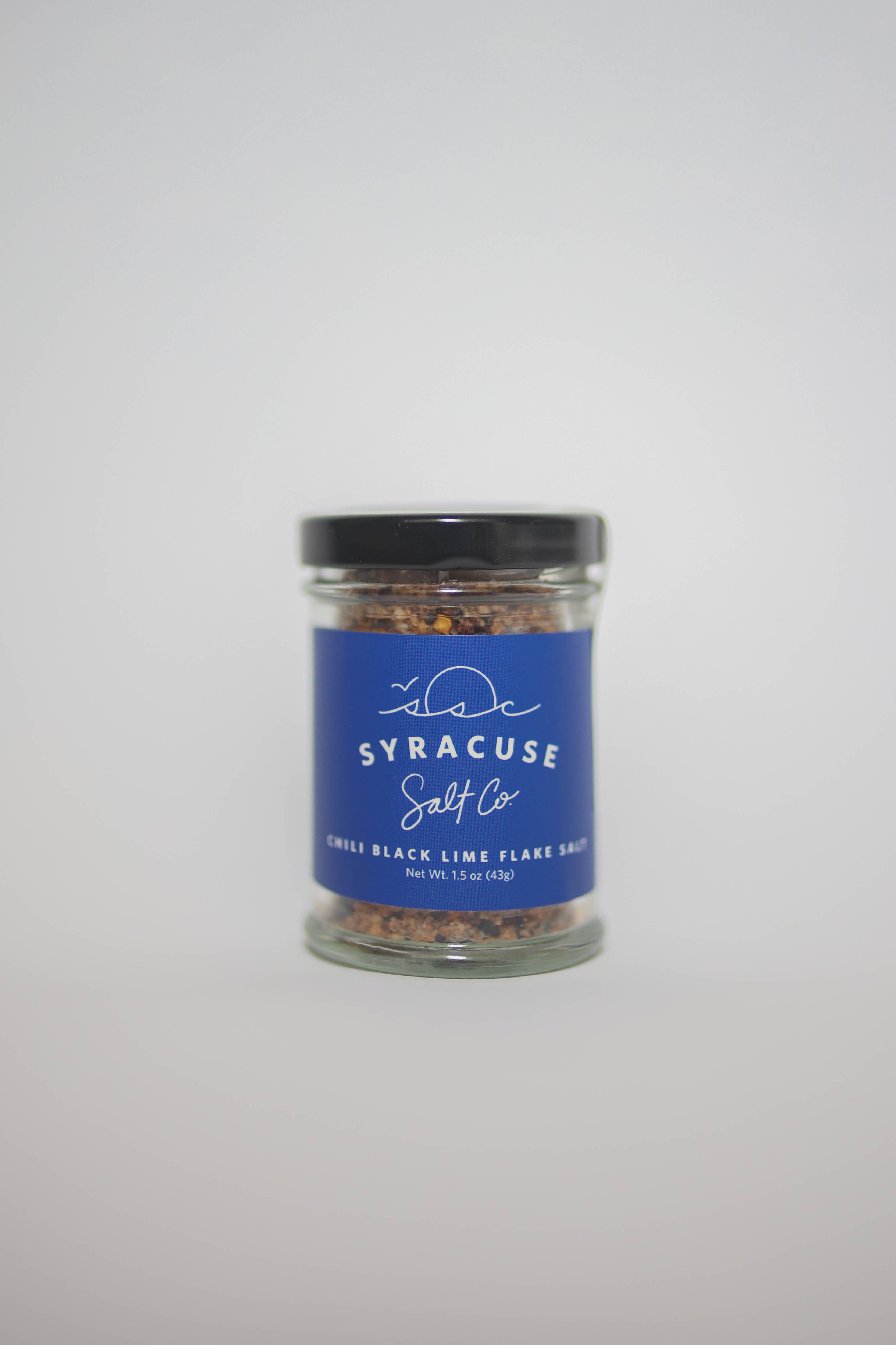 Syracuse Salt Company - Wholesale Salt - 1.5 oz Chili Black Lime Flake Salt