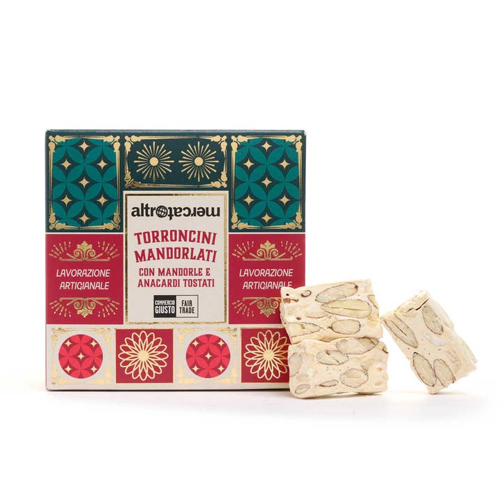 Altromercato - Wholesale Nougat - Almond Nougat - 120 g