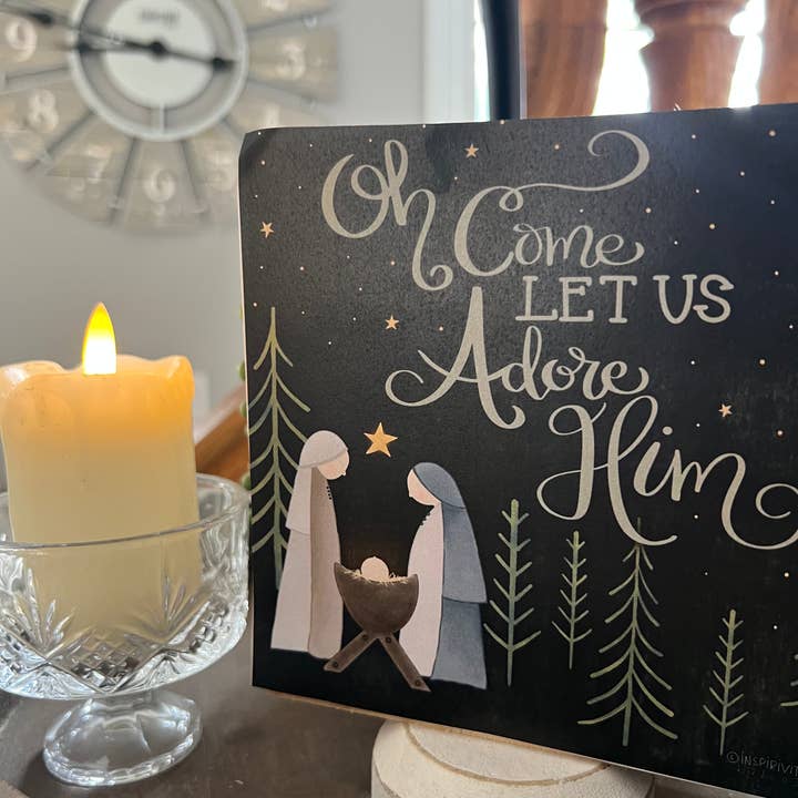 OH COME LET US ADORE HIM for wholesale by Lauras Closet