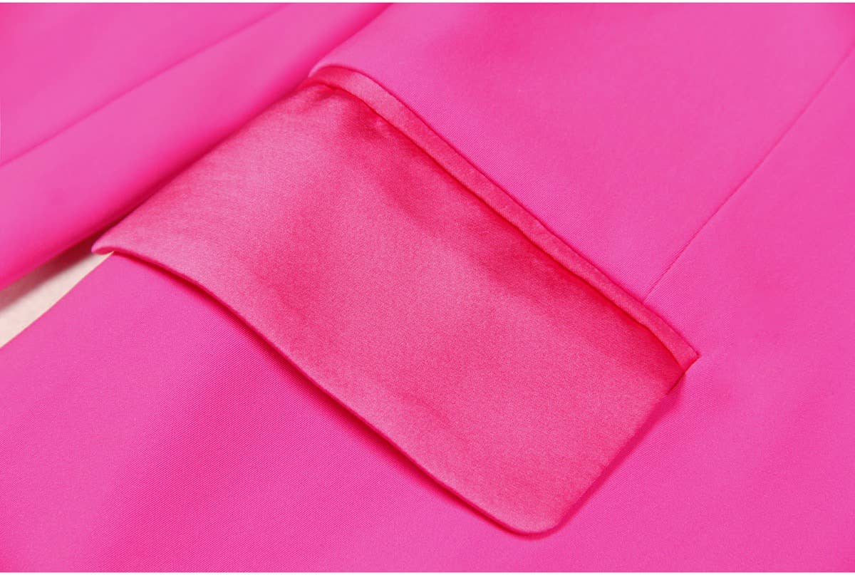 Productseeker – Engroshandel Habitter – til kvinder – SET069 Elegant strutsefjerblazer og buksesæt9