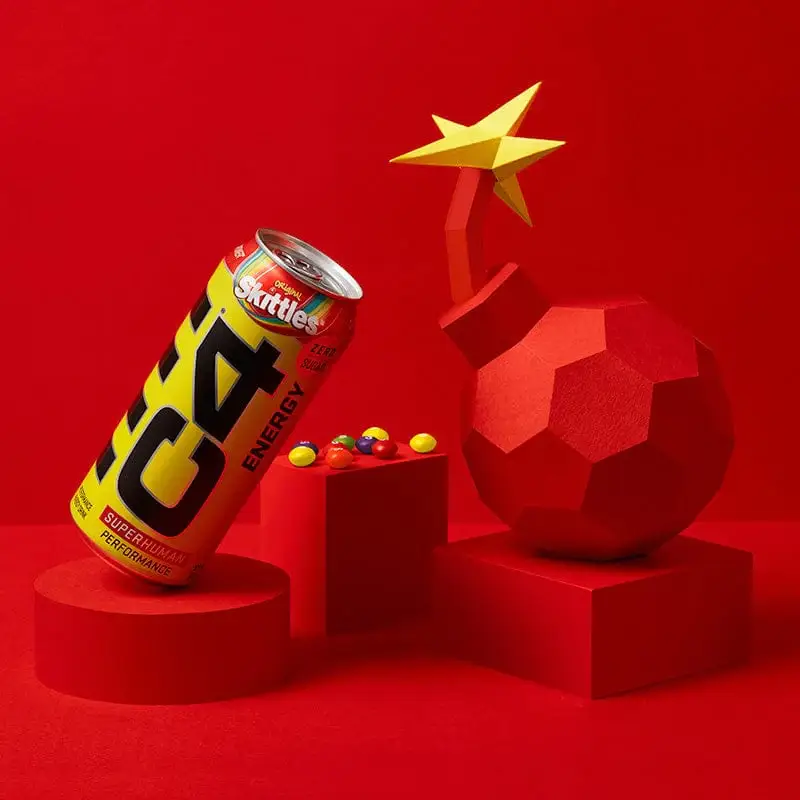 I Got Your Candy - Wholesale Sports/Energy Drink - C4 Skittles Energy Drink 16oz - 12ct6