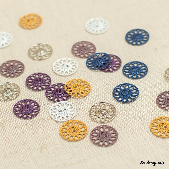 Bouton Maya zigzag 23 mm pour la vente par LA DROGUERIE