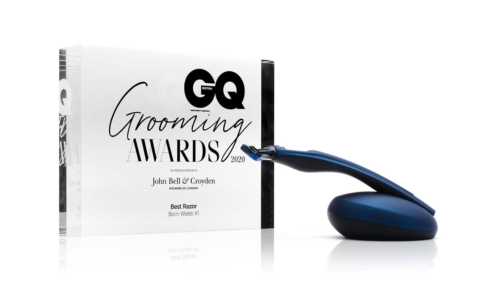 Bolin Webb - Vente Rasoir – homme - Rasoir et support bleu mat X1 - Gillette Fusion 52