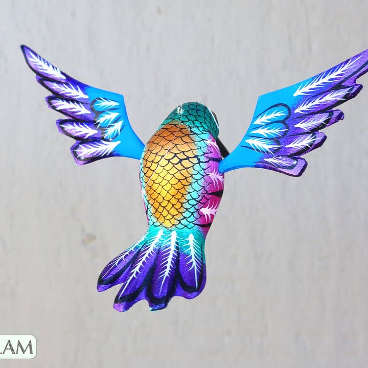 Balam Arts - Wholesale Sculpture - Hummingbird Alebrije - Assorted Wood Carved Hummingbirds