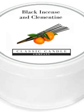 Schwarzer Weihrauch und Clementine MiniLight für den Großhandel von Classic Candle Company Ltd