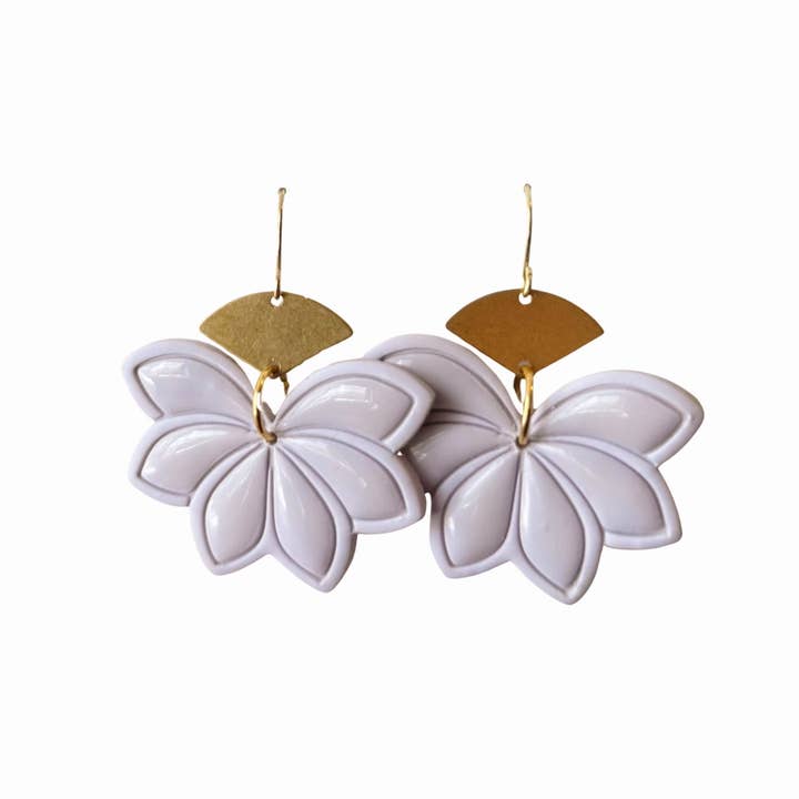 Sweet Tree - Wholesale Dangle Earrings - Versatile Lilac Flower Earrings | Mother's Day, Purple Gifts