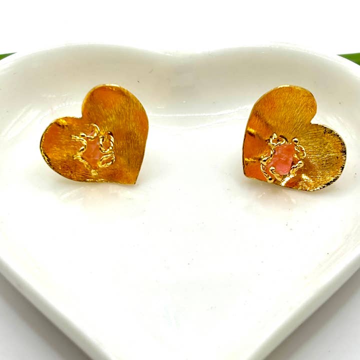 Zarte kleine goldene Herz-Ohrringe – Perfekter Alltagsschmuck für Frauen für den Großhandel von Bellalu Jewelry and Accessories
