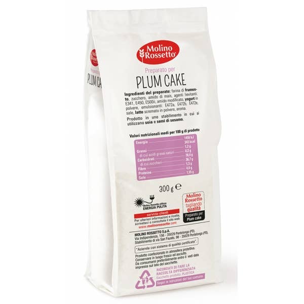 Molino Rossetto - Wholesale Cake Mix - PREPARED FOR PLUM CAKES - 300 G1
