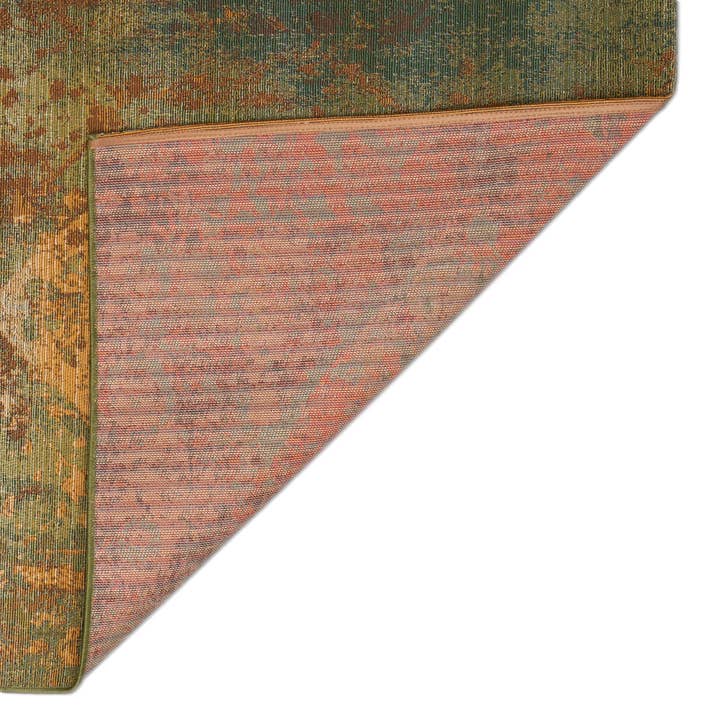 Marina Kermin Indoor/Outdoor Area Rug Green for wholesale on Faire7