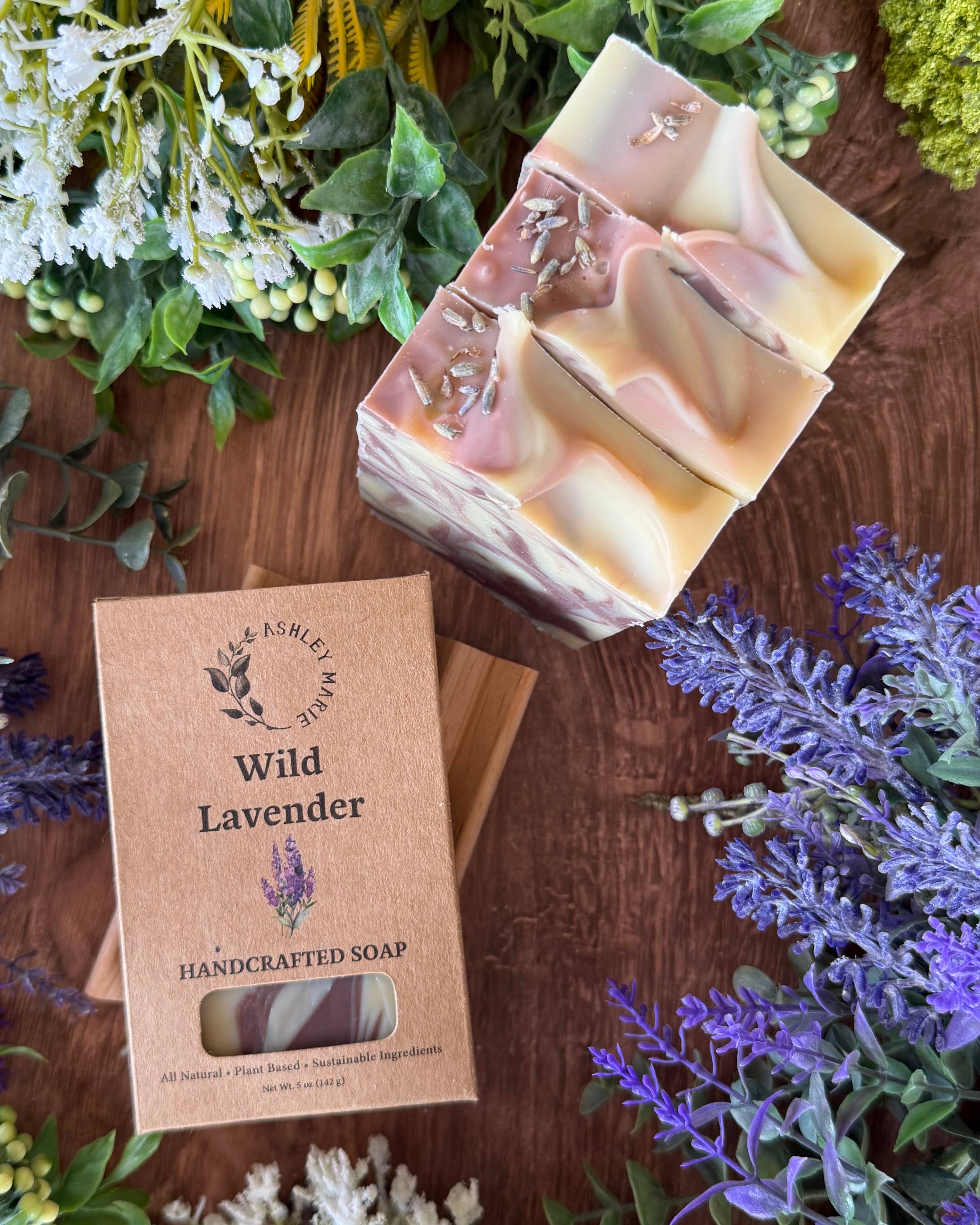 Ashley Marie Soap - Wholesale Bar Soap - Wild Lavender Soap – Boxed Soap Bar2