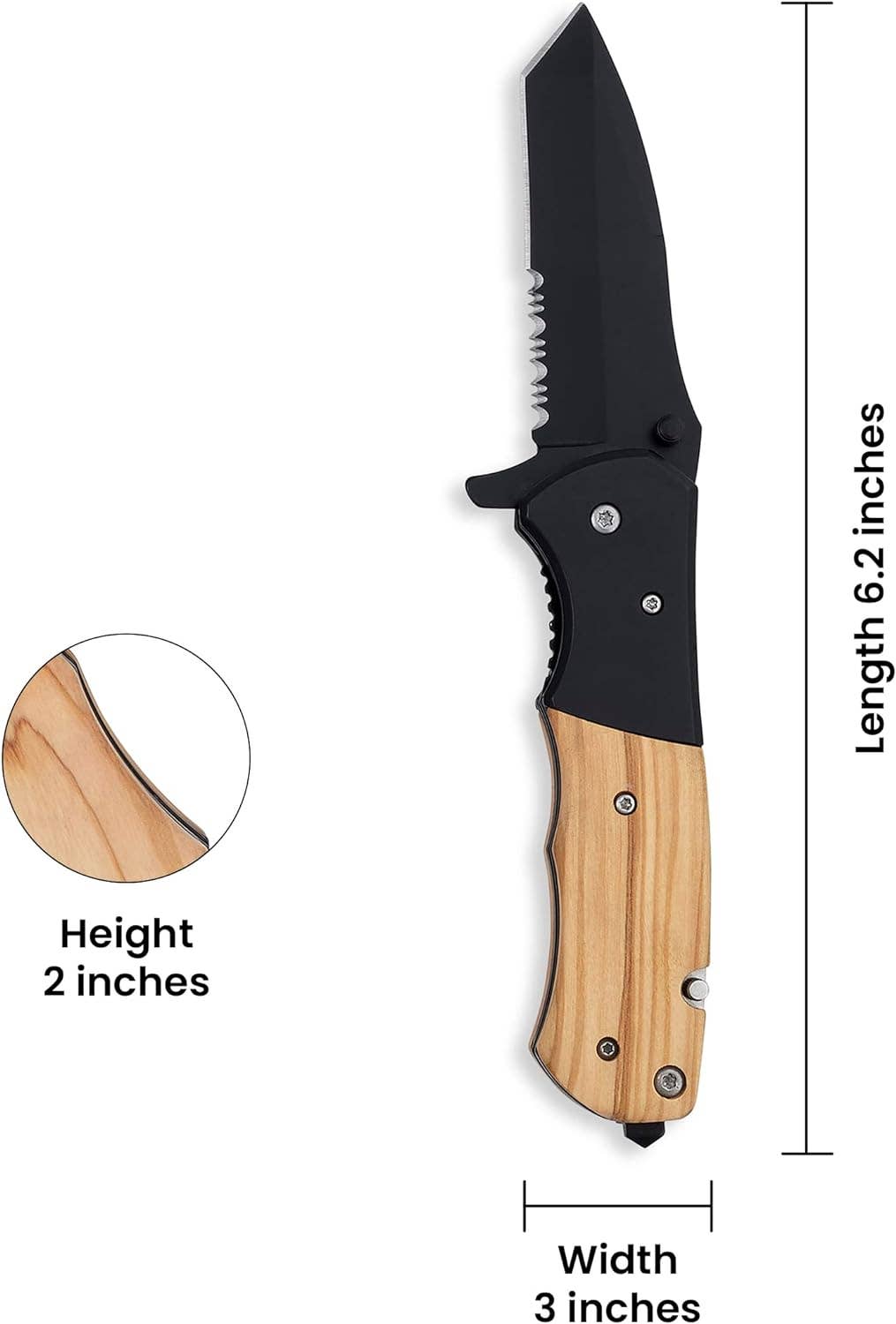 MakerFlo - Wholesale Pocket Knife/Holder - Pocket Knives - "The Beast"8