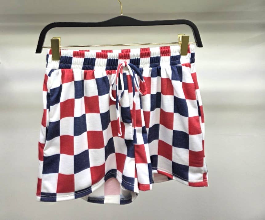 JADE BY JANE - Wholesale Shorts - Women's - CHECKERED SHORTS21
