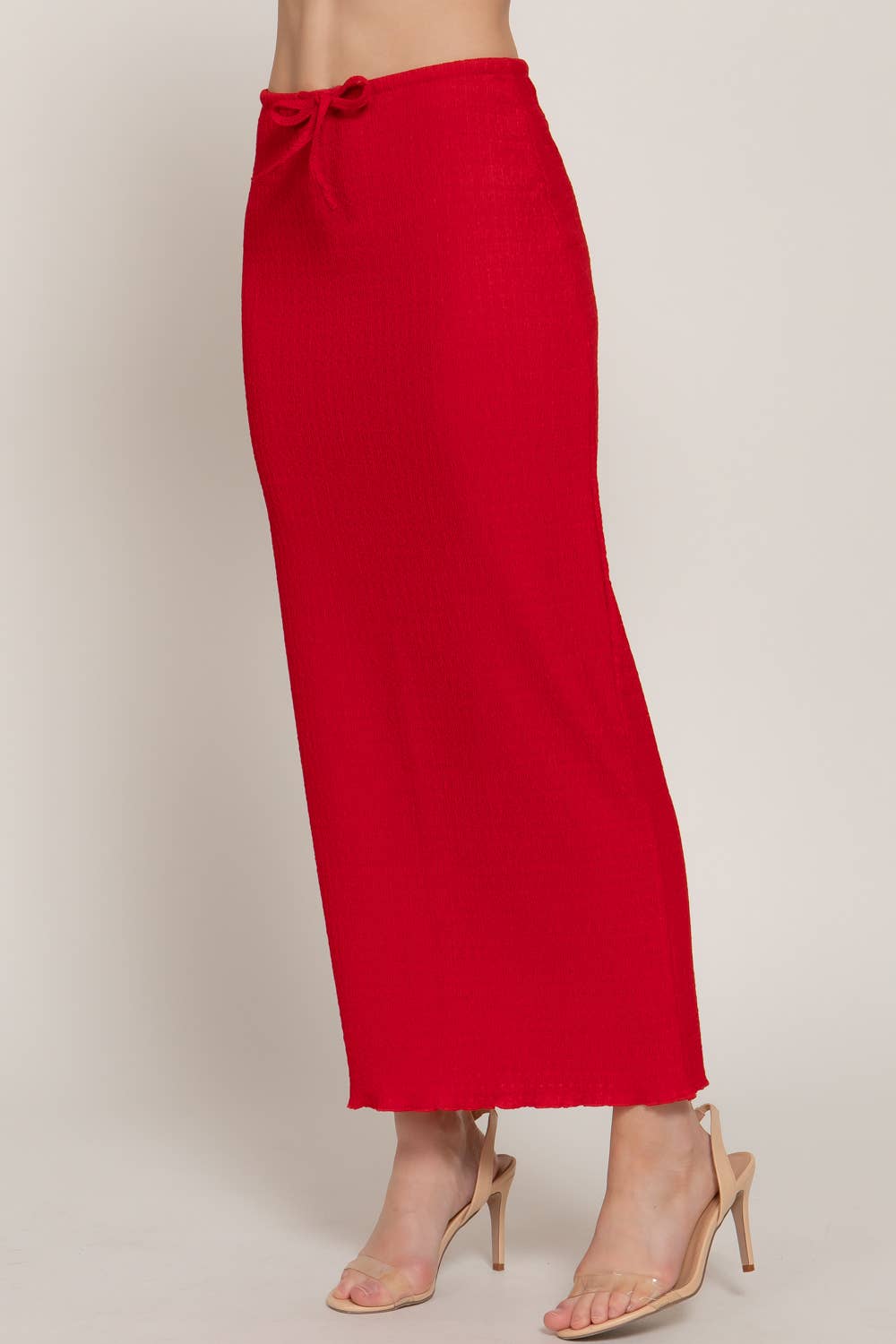 Active Basic | Active USA – wholesale Skirt – Women’s – Adjustable Drawstring Texture Knit Long Skirt17