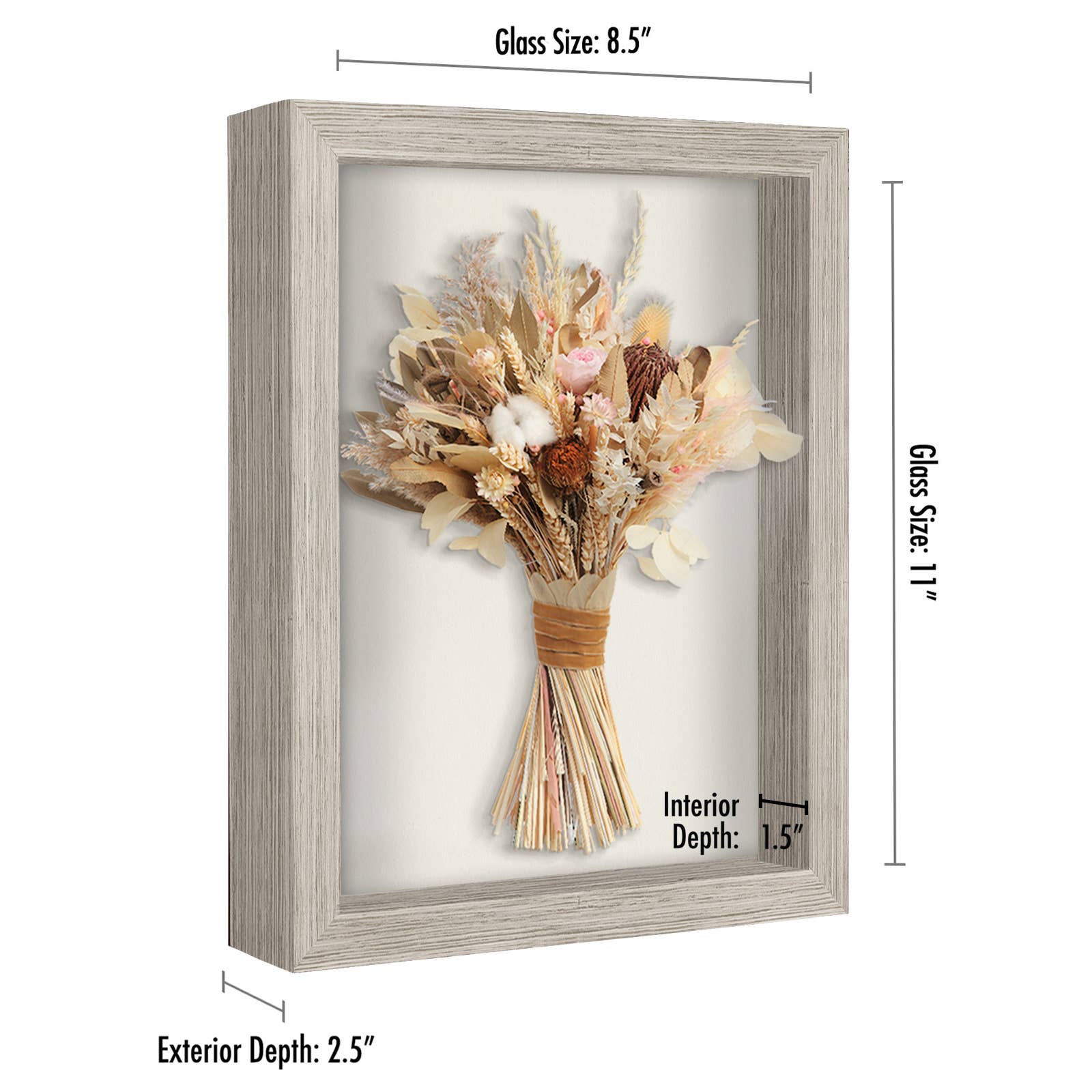Americanflat - Wholesale Picture Frame - Americanflat Shadow Box Frame with Box Molding77