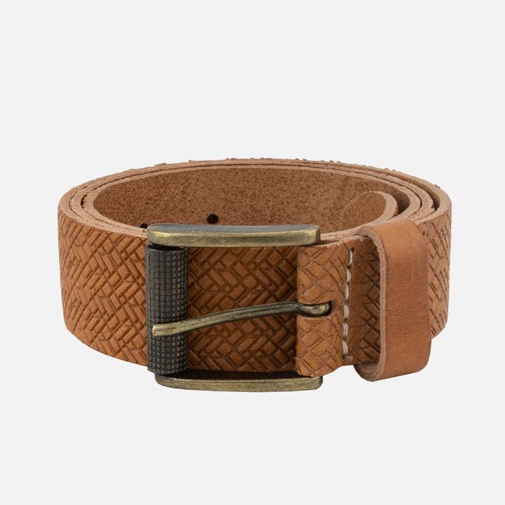 Amsterdam Heritage Leather Belts, Bags, Jackets & Apparel - Wholesale Belt - Women's - Ary | Embossed Everyday Leather Belt2