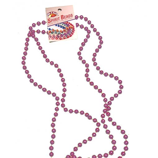 Fanapeel / Gamefaces - Wholesale Beaded/Pearl Necklace - Breast Cancer Pink Beads0