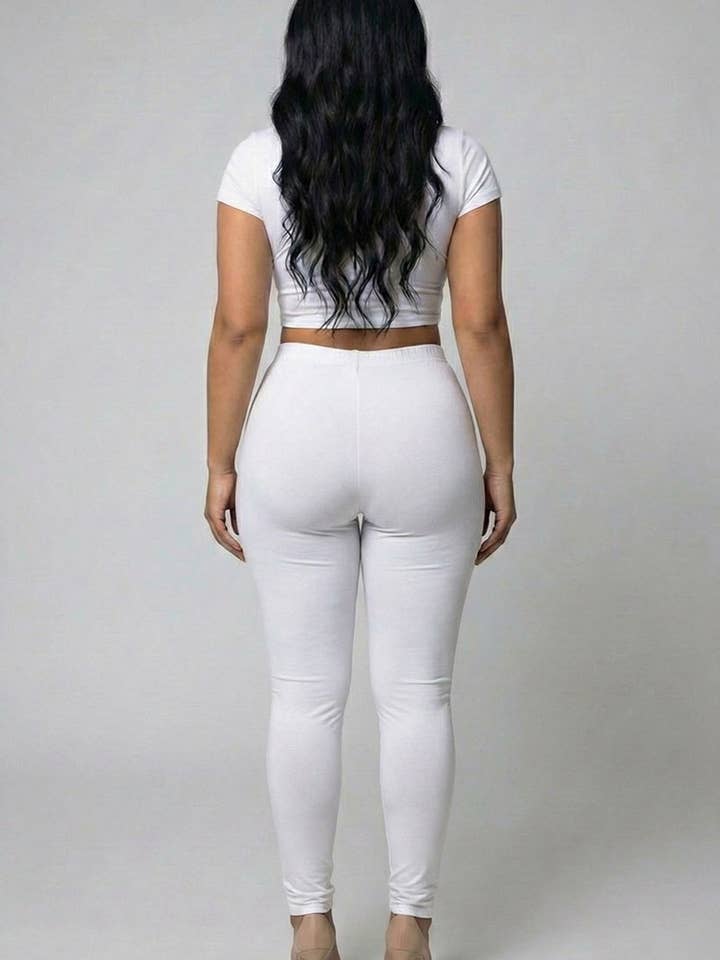 CAPELLA APPAREL - Wholesale Athletic/Lounge Leggings - Women's - Plus Basic Solid Leggings23