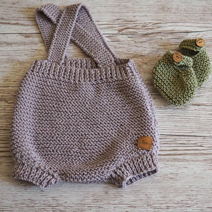 Pebble Romper for wholesale by Knitaboo