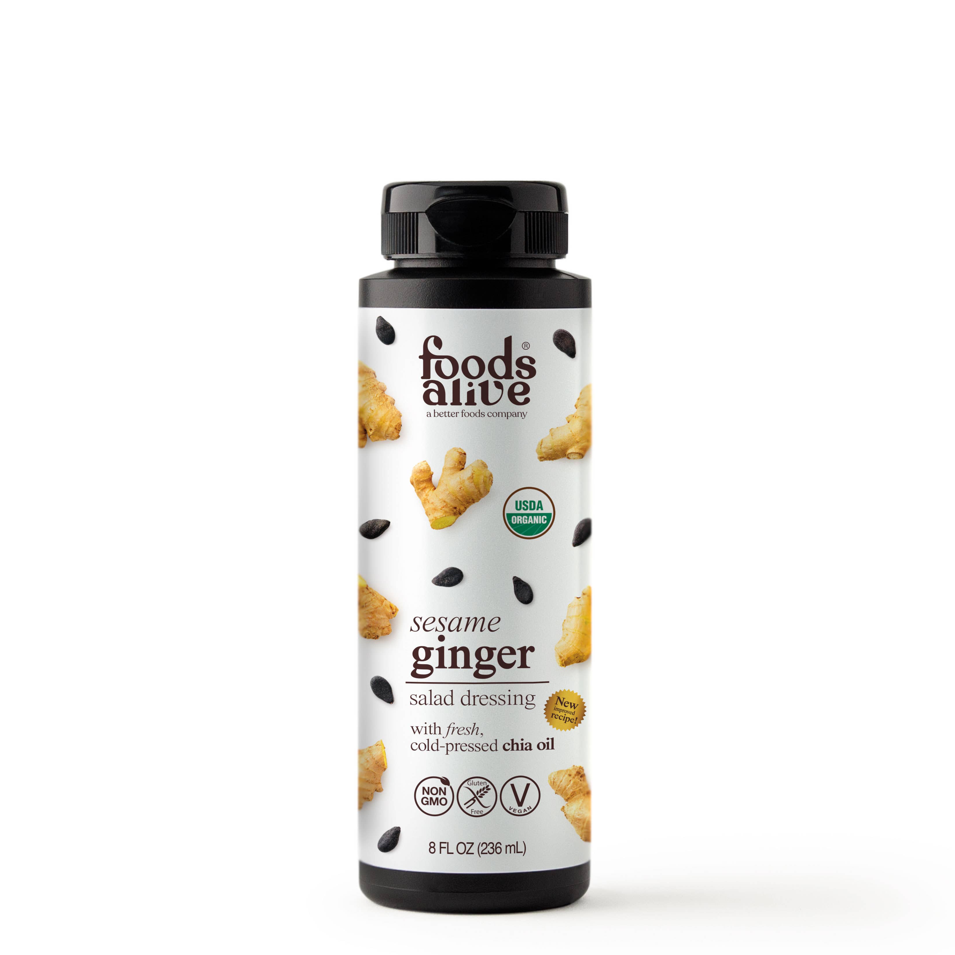 Foods Alive - Wholesale Salad Dressing - Sesame Ginger Salad Dressing - Organic3
