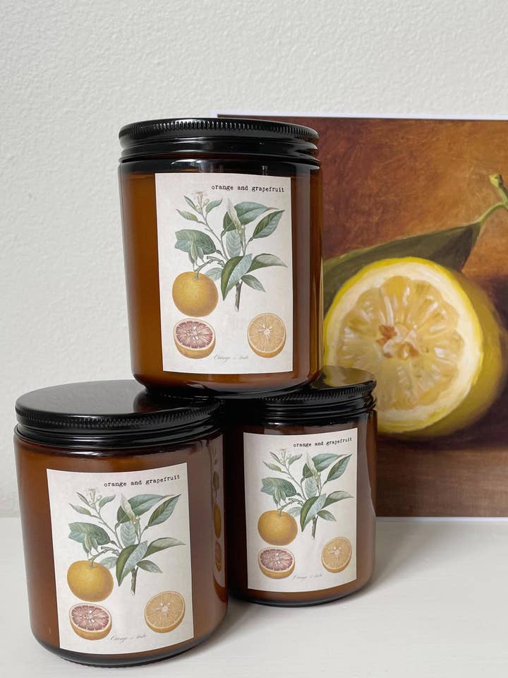 Vela - Naranja y Pomelo paquete de 6 para venta al por mayor de Lazybones