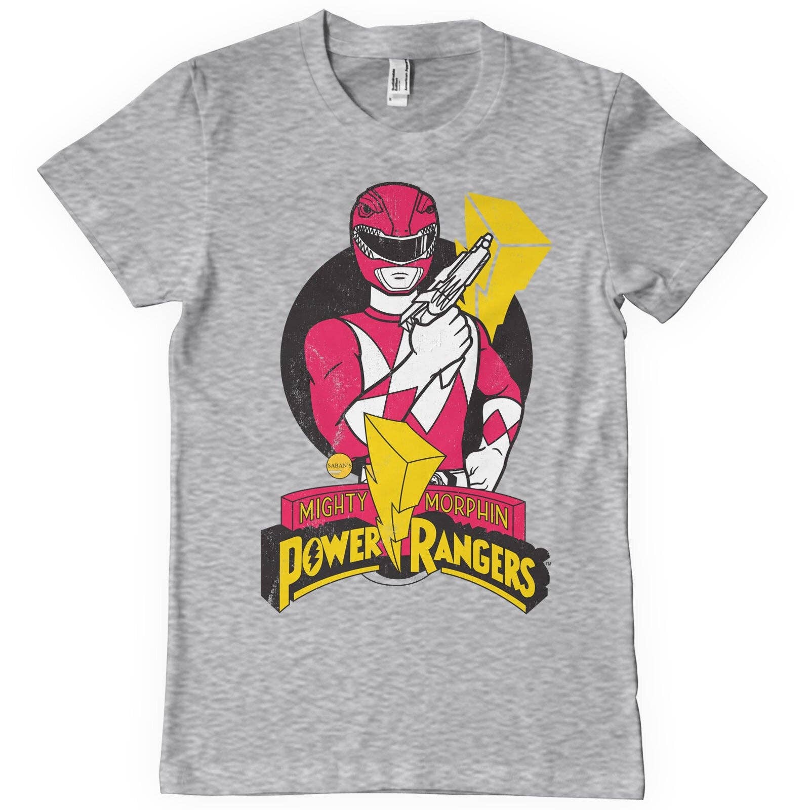 Hybris Production AB – wholesale Screen printed t-shirt – unisex – Power Rangers - Red Ranger Pose T-Shirt2