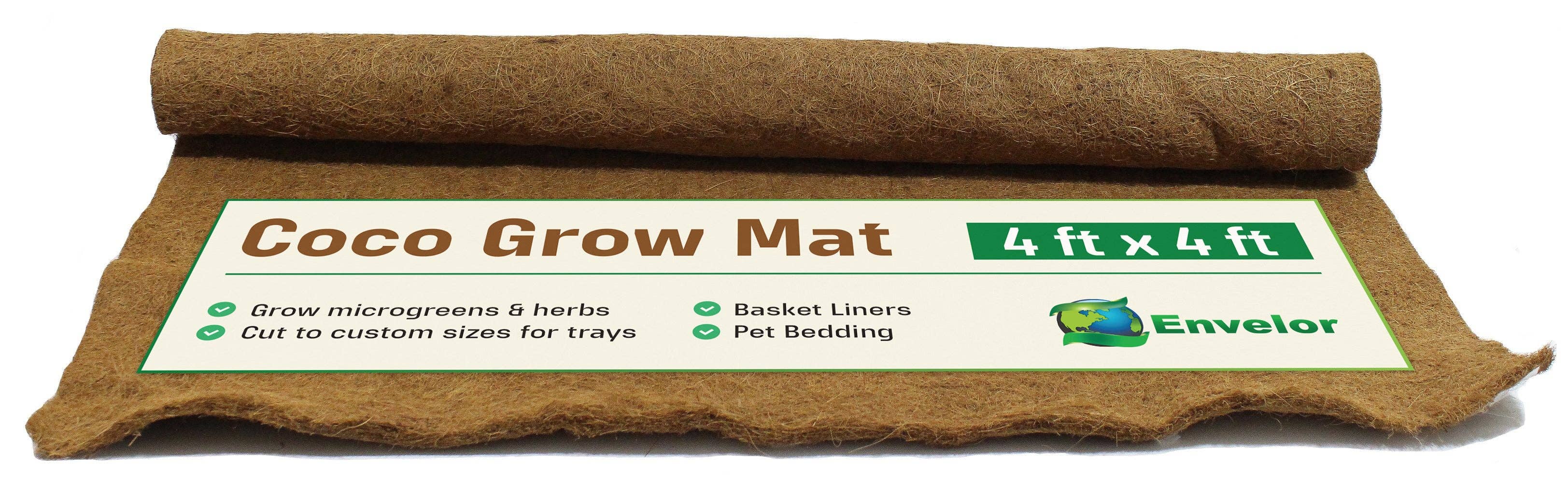 4 x 8 Ft. Coco Coir Grow Mat and Coco Liner Roll for wholesale on Faire0