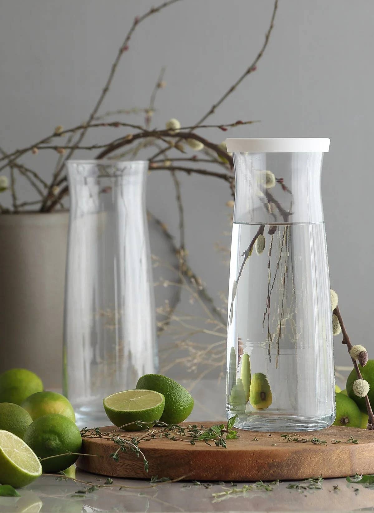 Hakan - Wholesale Pitcher - LAV Vera Glass Pitcher Set with Lid, 1 Pcs, 40.5 Oz, 1200 cc