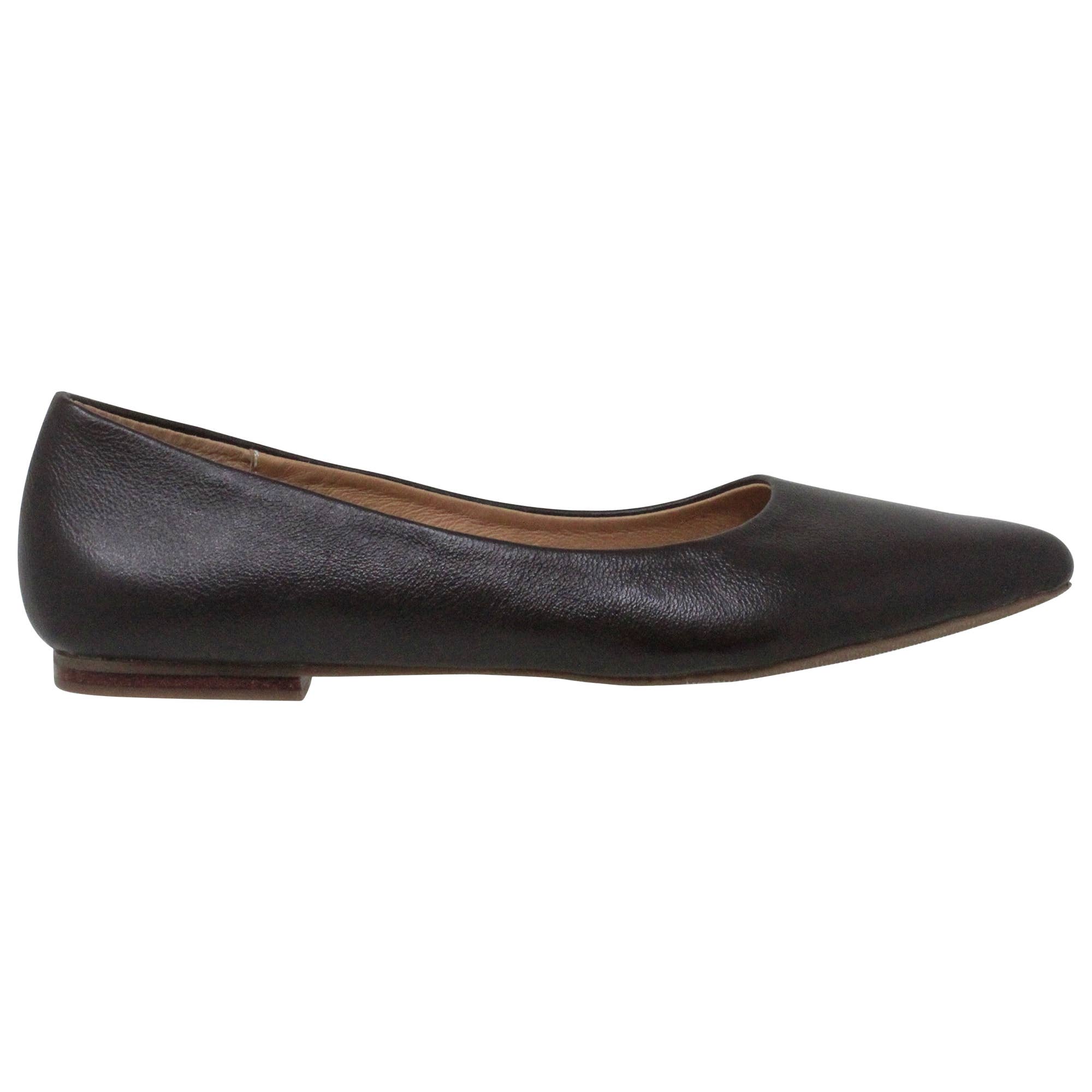 SOBEYO - Wholesale Flats - Women's - Pointed Toe Genuine Leather Ballet Flats Memory Foam Cushion14