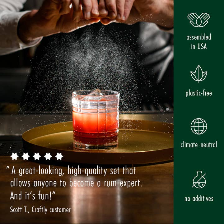 Craftly - Wholesale DIY Drink Kit - DO YOUR RUM | Rum Making Kit | DIY Adult Gift Kits | 4