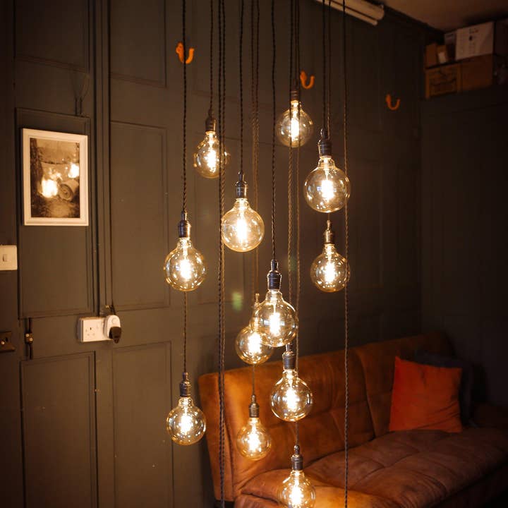 Whiskey Cascade Chandelier 15 lamp holders for wholesale by MooBoo Home