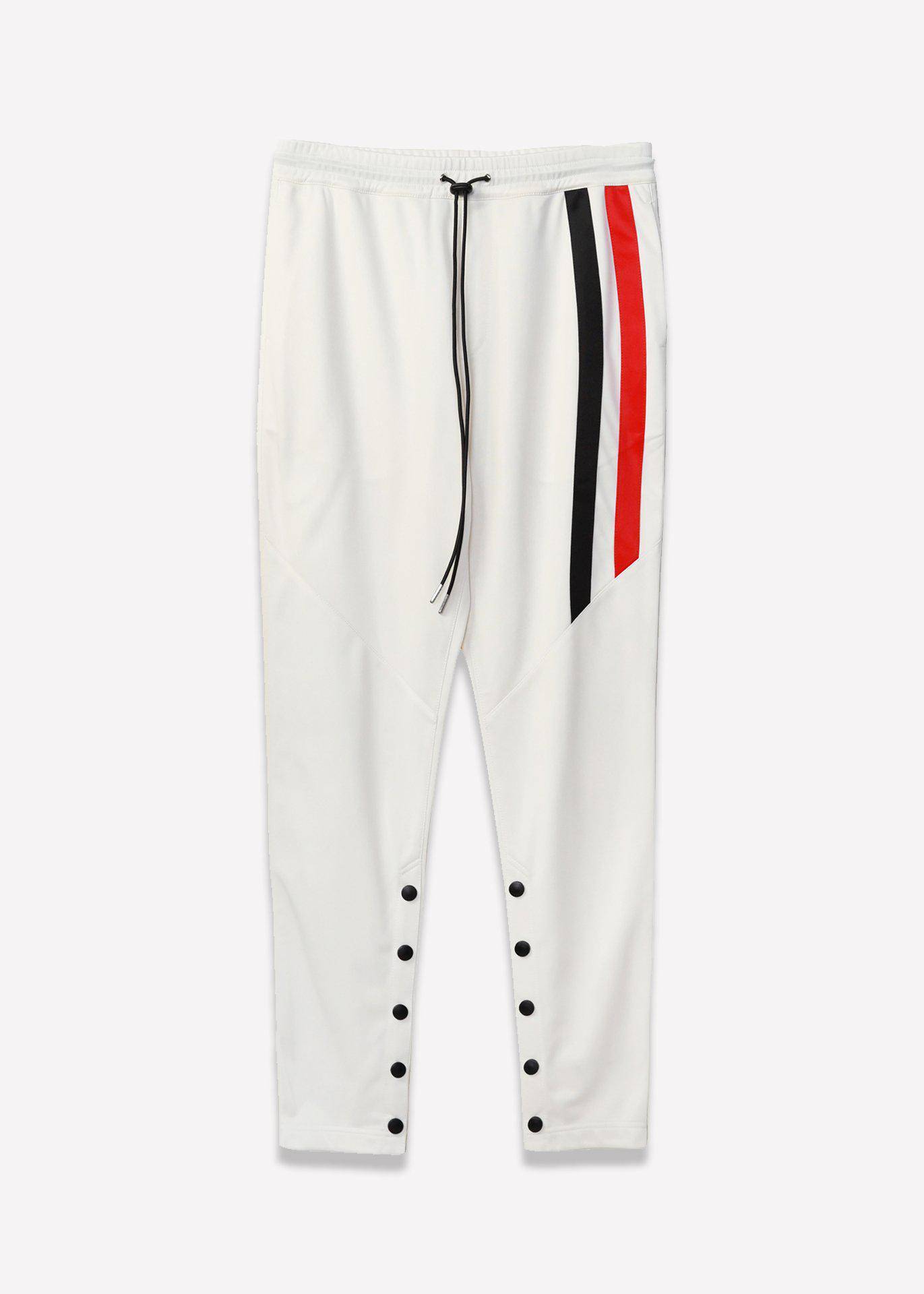Robin K - Wholesale Pants - Men's - Blank State Men's Snap Track Pants in White3