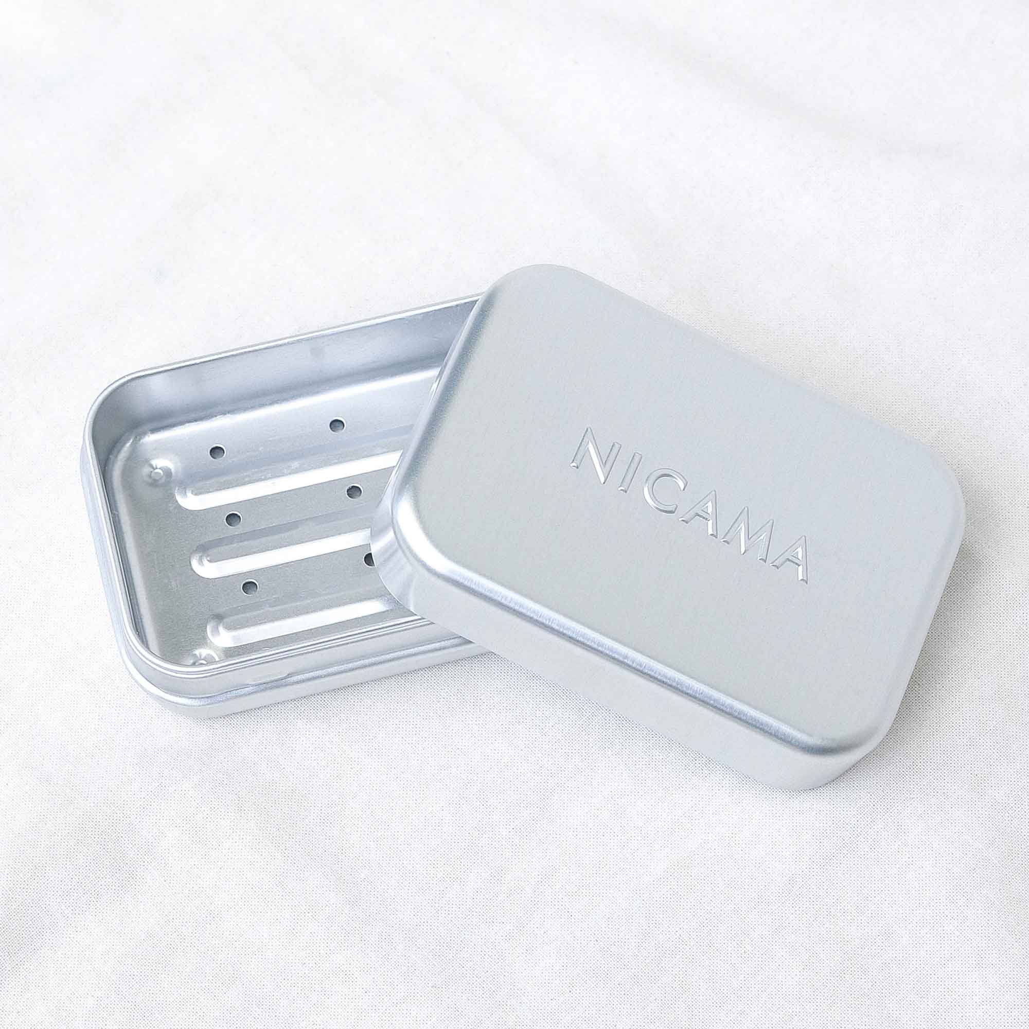 NICAMA soap box with draining grid for wholesale by NICAMA