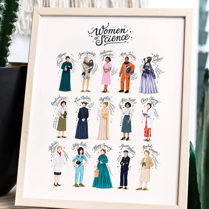 Draw Me a Song – Großhandel Kunstdruck – Kunstdruck „Frauen der Wissenschaft“