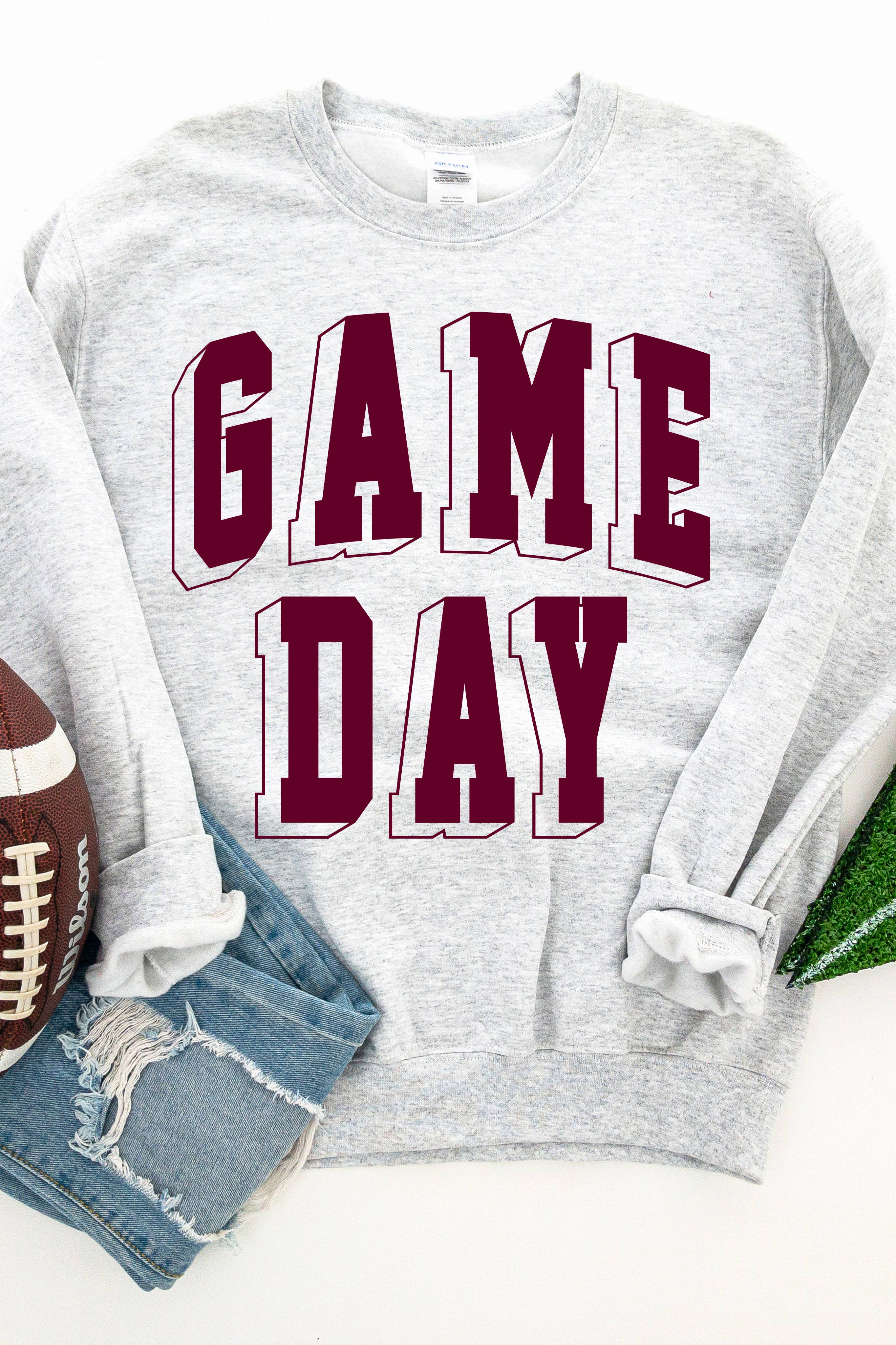 Spirit+Tribe - Vendita all'ingrosso Felpa stampata - Donna - MAGLIONE GAME DAY3