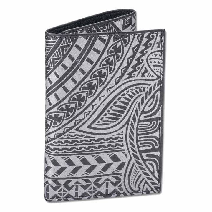 Hawaiian tattoo trifold wallet - Art: " ‘Ohana" by Samson Harp for wholesale by NA KOA