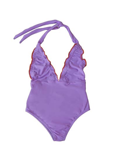 Type Swimwear - Wholesale One Piece Swimsuit - Kids - Baby Child Swimsuit with Contrasting Trim12