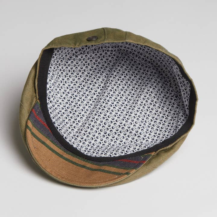 Louie Italian Summer Cap - Olive for wholesale by Dasmarca Hats