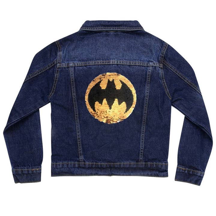 Batman Superman Jeansjacke für den Großhandel von Cat in the Hood