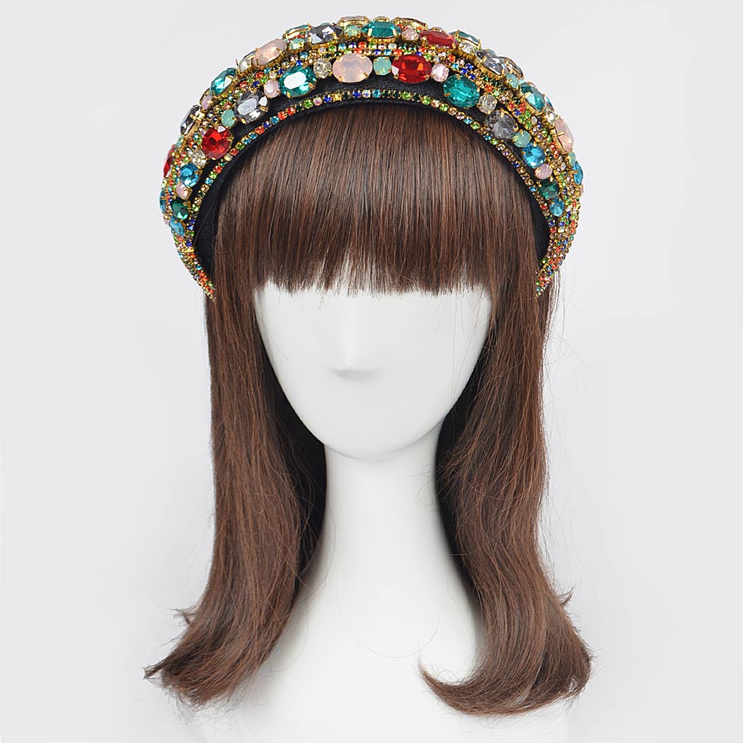 3AM BY H&D ACCESSORIES - Wholesale Fashion Headband - Women's - Embellished Stone Headband4