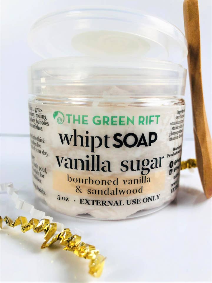 Savon Sugar Whipt à la vanille pour la vente par The Green Rift
