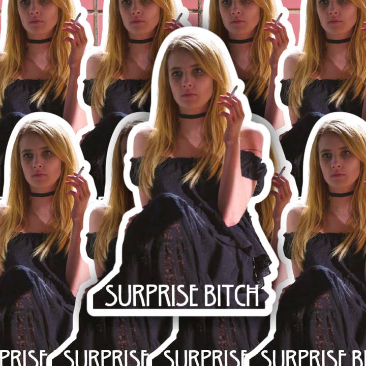 Autocollant de sorcière Madison Montgomery Surprise Bitch AHS Coven pour la vente par Belladonna Book Coven
