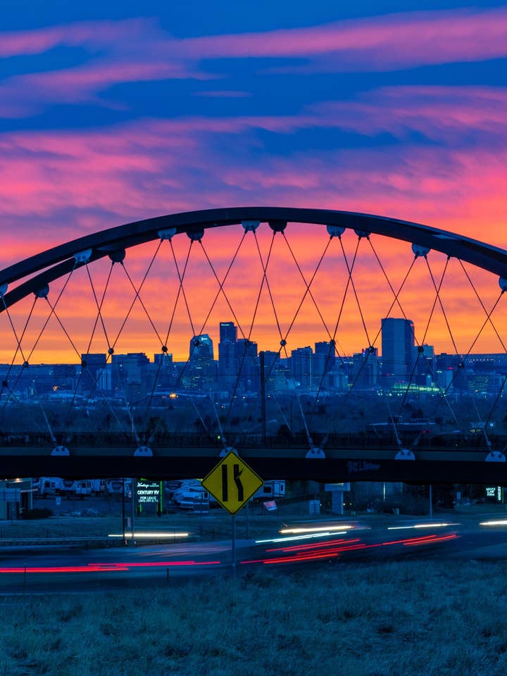 Denver plakat - Denver indrammet solopgang i for engroshandel hos Posters & Puzzles