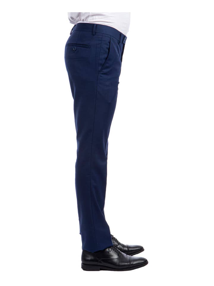 Mens Dress Pants Skinny Fit Unhemmed, Mens Trousers Indigo for wholesale on Faire