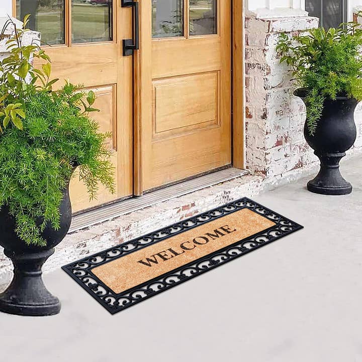 A1 home collections - Wholesale Door Mat - A1HC Natural Coir and Rubber Large Thick Durable Door Mats