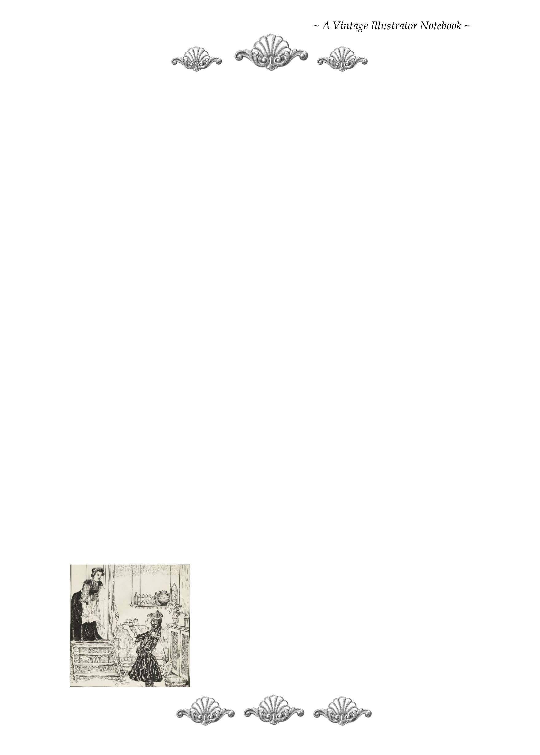 VINTAGE LADIES COLLECTION - Wholesale Scrapbook - Vintage Illustrators Collection: PHOEBE SPIRALBOUND NOTEBOOK15