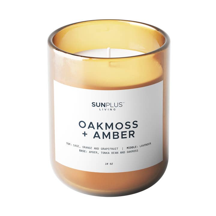 Eichenmoos + Amber Aromatique Kerze für den Großhandel von SUNPLUS