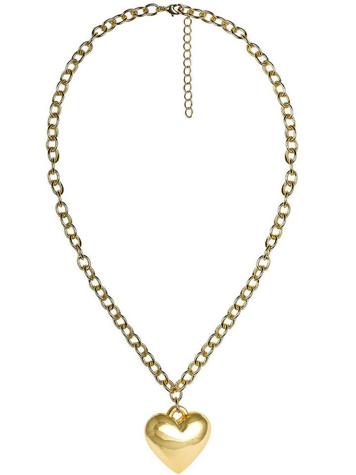 Sienna - Puffy Heart Ketting - 18k Verguld - WS voor wholesale door Lisi Lerch