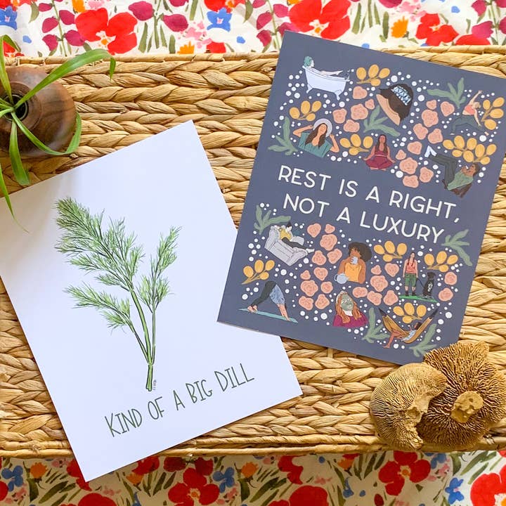 Bean Horse Car Designs - Wholesale Art Print - I'm Kind of a Big Dill Art Print1